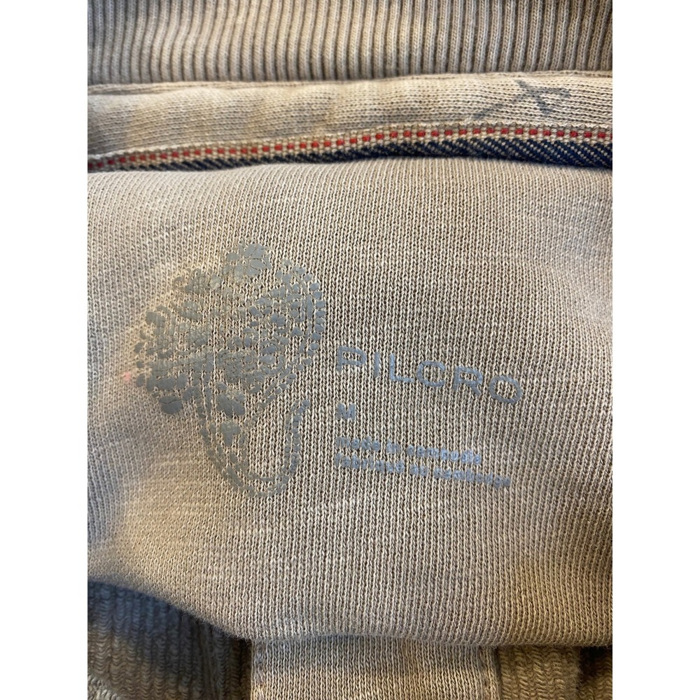Anthropologie Pilcro & the Letterpress Mixed Media Corduroy Shacket Taupe Medium - Picture 7 of 9